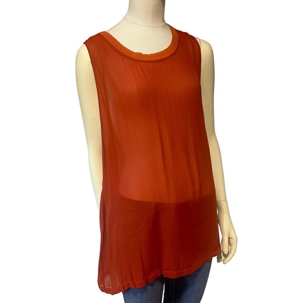 Revolve LACAUSA DAD'S SHIRT Rust color